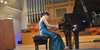 Il M° Ilaria Loatelli pianoforte (Accademia Nazionale di Santa Cecilia)